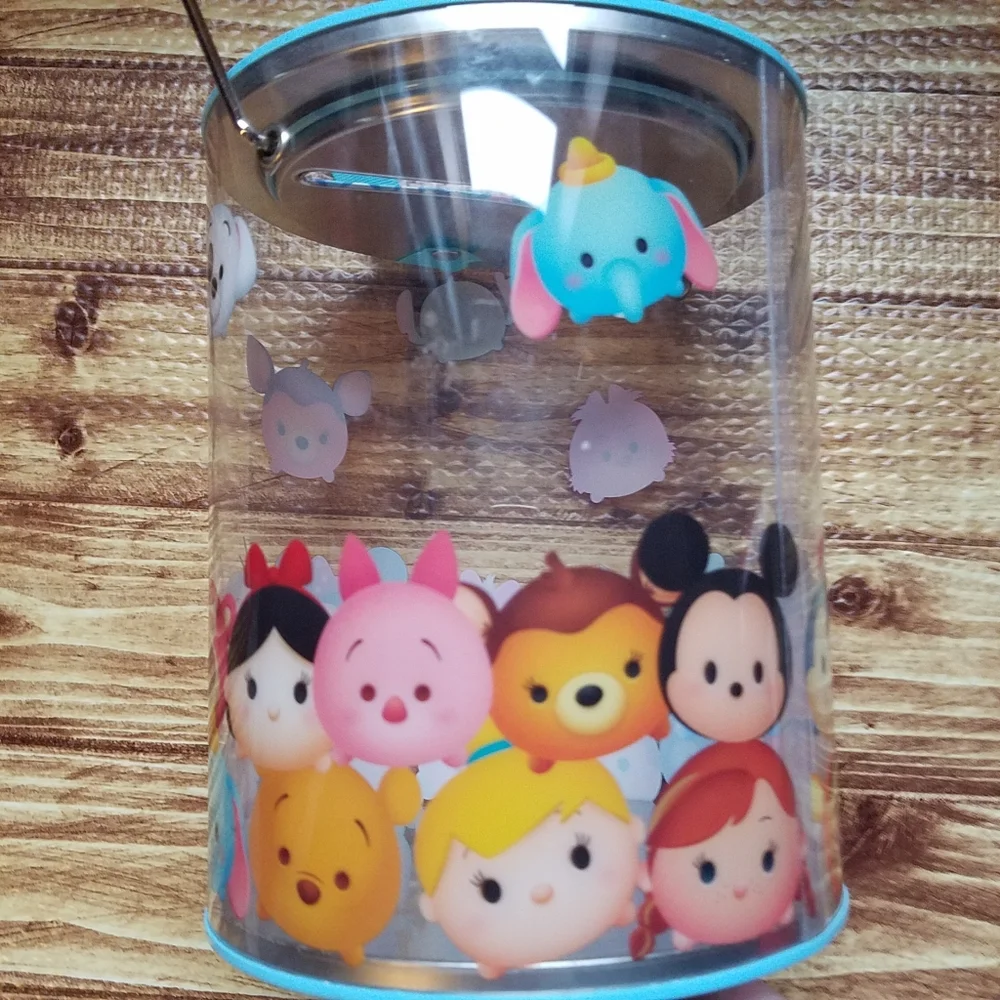 Disney Tsum Tsum Character Storage Bin Kids Toy Bucket Container Collection